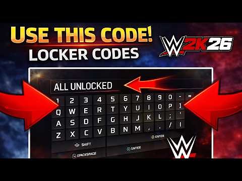 NEW WWE 2K26 Locker Codes ✅ How to Unlock Everything in WWE 2K26