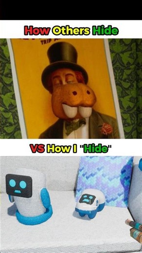 How Others Hide VS How I "Hide" - Meccha Chameleon #mecchachameleon