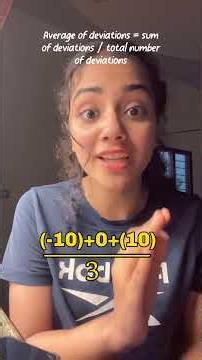Standard deviation and Variance formula in one minute