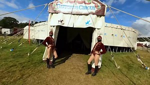 Watch this amazing drone film by expert Russell Cleaver - captured when we were at Stonor Park & Gardens last week. | Giffords Circus