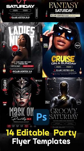 🎉 Don’t Miss Out! 14 Editable PSD Party Flyer Templates That Will Blow Your Mind!