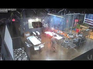 Swollen iPhone battery explodes on camera