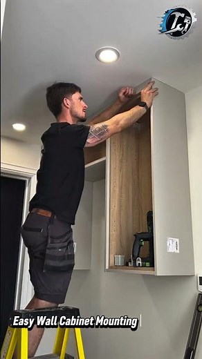 Perfect Kitchen Cabinet Installation Guide 🔨🏠 #KitchenRemodel #DIY