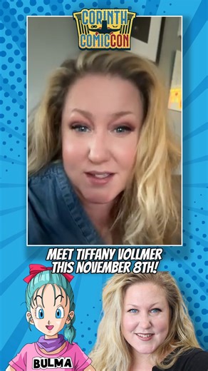 🌟SPECIAL GUEST SHOWCASE🌟 Tiffany Vollmer is coming to Corinth Comic Con! Tiffany is best known to anime fans as the longtime English voice of Bulma in Dragon Ball, Dragon Ball Z, Dragon Ball GT, and numerous Dragon Ball movies. Don’t miss your chance to meet the voice behind Bulma herself at Corinth Comic Con! Get your tickets today at www.CorinthComicCon.com! #corinthcomiccon #corinthcomiccon2025 #corinthms #convention #comiccon #anime #videogames #videogaming #gaming #games #comics #cosplay 