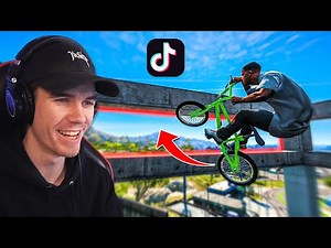 Recreating VIRAL GTA 5 STUNTS On Tik Tok! #42