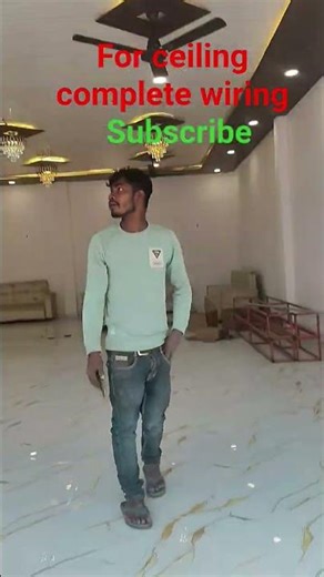 #electric for ceiling wiring complete video 😘😘😘😘