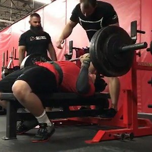 19 reactions · 3 comments | Our boy @silverbacksullivan on a tear during his training. Taking a quick 370lbs for a dub. Got a few more weeks till he’s gonna step back on the platform. #sullivan #benchbig | Mark Bell - Super Training Gym | Facebook
