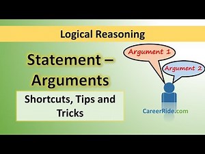 Statement and Arguments Tips and Tricks for Government Exams