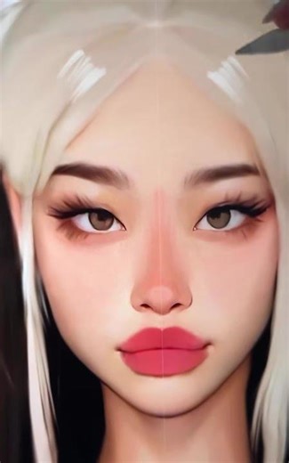 How to draw portrait in procreat #drawing #art #viral #short