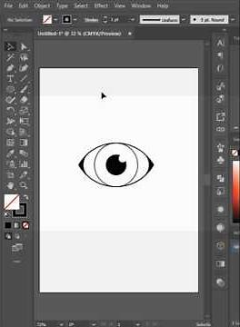 Create a Stunning Eye Vector in Adobe Illustrator 😍@CreativeStudios-132