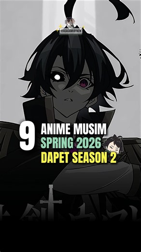 9 Anime Musim Spring 2026 yang dapet Season baru #anime #wibu