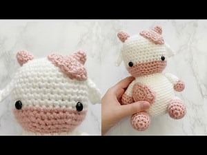 Crochet Strawberry Cow Amigurumi: Assembly