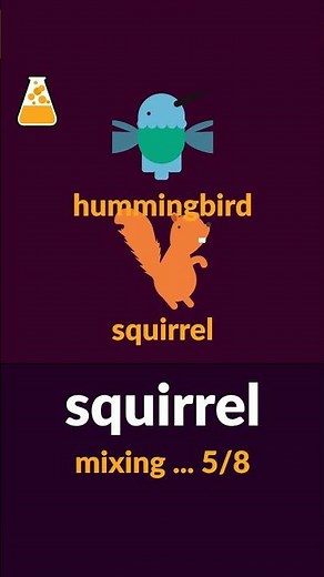 Use the SQUIRREL in Little Alchemy 2