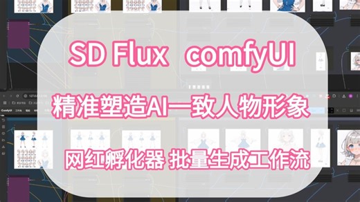 【ComfyUI工作流】comfyui精准塑造人物一致性方法，只需一张参考图，一键设定人物动作长相，保持风格一致，再也不用担心崩图！AI绘画 AI设计