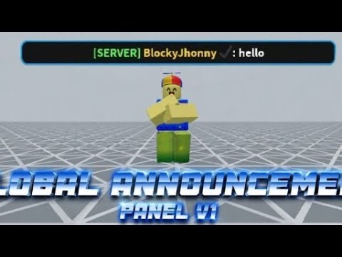 Howt to make Global announcement panel v1