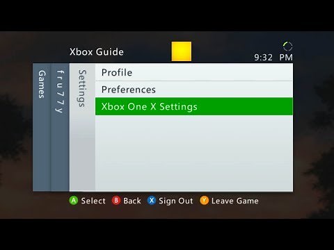 Xbox One X New Settings (Graphics vs Performance) in Xbox 360 Enhanced Games Backward Compatibility