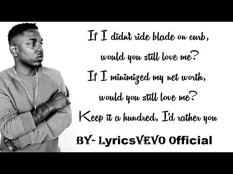Kendrick Lamar- LOVE (Official Lyrics) ft. Zacari | LyricsVEVO Official™