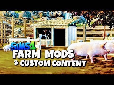 FARM ANIMAL MOD | HARVEST MEAT & WOOL + CUSTOM CONTENT | THE SIMS 4