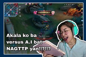 Ate shai laban sa mga AI pero may challenge. Ako yung isa sa mga computer hahahaha #MLBB | Pabida