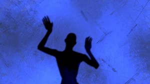 Zombie Window Invasion in Stormy Night