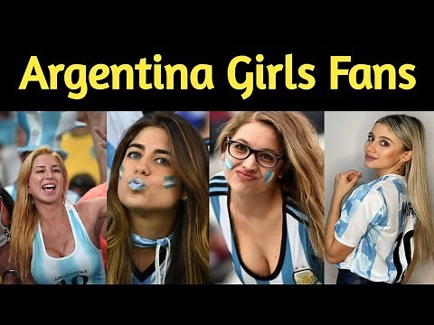 Beautiful Female Football Fans of Argentina | Argentinian Beautiful Girls | Sports Updates