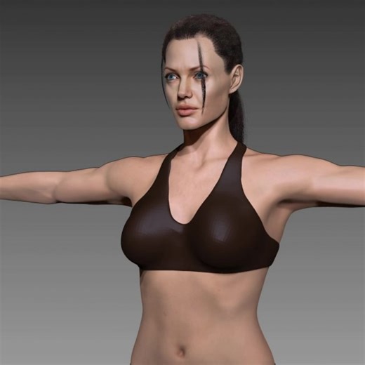 Angelina jolie 3D Model in Woman 180868 | 3DExport