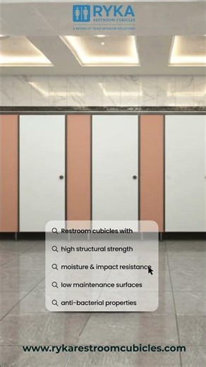 Best Restroom Cubicles for Commercial Spaces | Ryka Restroom Cubicles