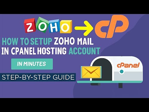 How to Setup ZOHO mails in cPanel hosting?
