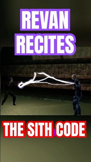 REVAN Reciting the Sith Code Is Pure POWER | #KOTOR