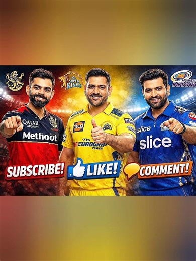 RCB vs CSK vs MI 🔥 Who has the BIGGEST fan base? Vote Now!