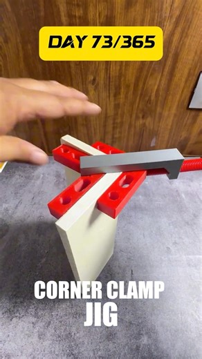 Fully 3D Printable 90° Corner Clamp (Zero Hardware!)