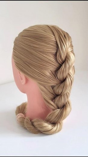 The Simplest Way to Create a Rope Braid #twistbraids #ropebraid