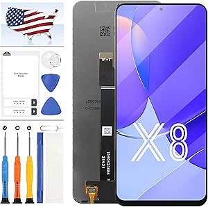 for Honor X8 Screen Replacement for Huawei Honor X8 2022 LCD 6.7" for Honor X8 TFY-LX1 TFY-LX2 TFY-LX3 Display Touch Screen Digitizer Assembly for Honor X30i LCD Repair Parts Kit +Tools