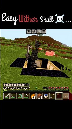 Easiest Way to Get Wither Skeleton Skulls in Minecraft! 💀