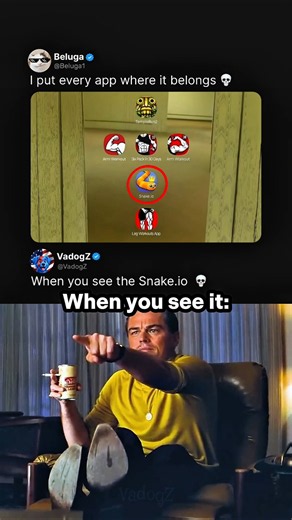 The Snake.io placement is completely out of pocket 😭🥀
