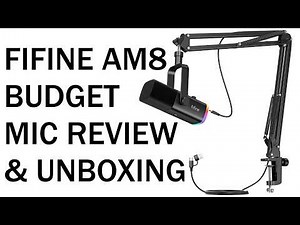 Fifine AM8 Microphone Unboxing, Settings and Review!