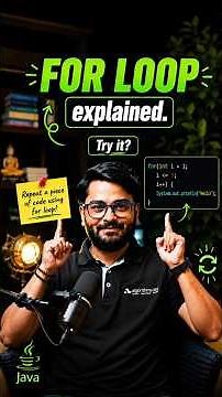 For Loop Explained in Java | Learn Loops Easily