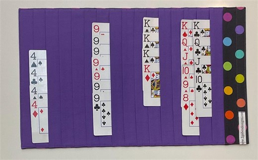 Card Organizer Mat for Samba/canasta/triple Play Etc... - Etsy