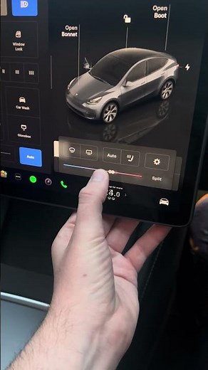 Shortcut to adjust your Tesla’s temperature