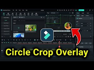 How to Create Circle Crop Overlay in Filmora 14