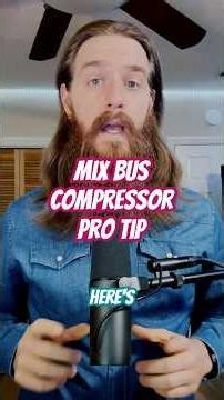 How to set up a mix bus compressor like a pro mixer #musicproducer #logicprox