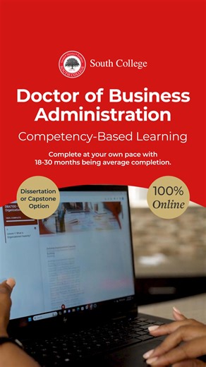 Accelerate your business knowledge with a competency-based, online DBA you can pursue at your pace. Six concentrations. | South College | Facebook