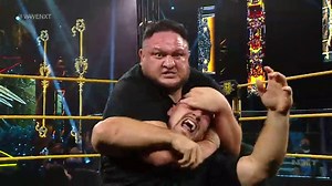 Karrion Kross provokes Samoa Joe into brawl with security guards: WWE NXT, August 3, 2021