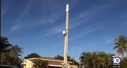 Sanela Sabovic | WOULD YOU WANT THIS NEXT TO YOUR HOME? Tall, 5G concrete cell poles are popping up all over South Florida due to the demand for more cell... | Instagram