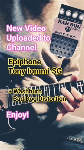 #epiphonesg #tonyiommi #distortionpedal #epiphone #washburn #heavymetal #metal #metalguitar #doom