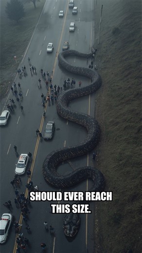 867K views · 3.6K reactions | Enormous 70-Foot Snake Disrupts Traffic on Highway in Brazil #snake #giant #brazil #creature | Most Amazing Top 10 | Facebook