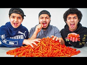 Last To Stop Eating Takis Wins $10,000 (FLAMIN HOT TAKIS CHALLENGE!)