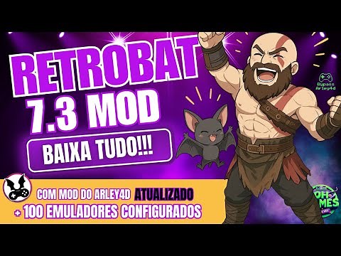 Retrobat 7.3 with Arley4d MOD Updated 🔥 Download Everything Automatically! + 100 Emulators 🎮