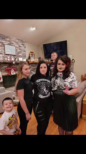 Have Yourself a Very Gothic Christmas #holidayparty2021 #teachersoftiktok @kay.buck6620 @vnf6y5
