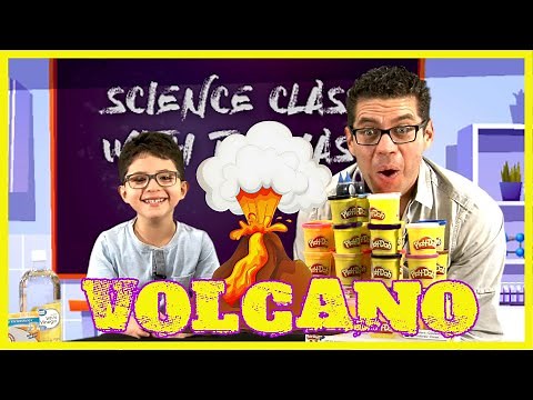 𝗪𝗲 𝗺𝗮𝗱𝗲 𝗮 𝗩𝗼𝗹𝗰𝗮𝗻𝗼 with PlayDoh